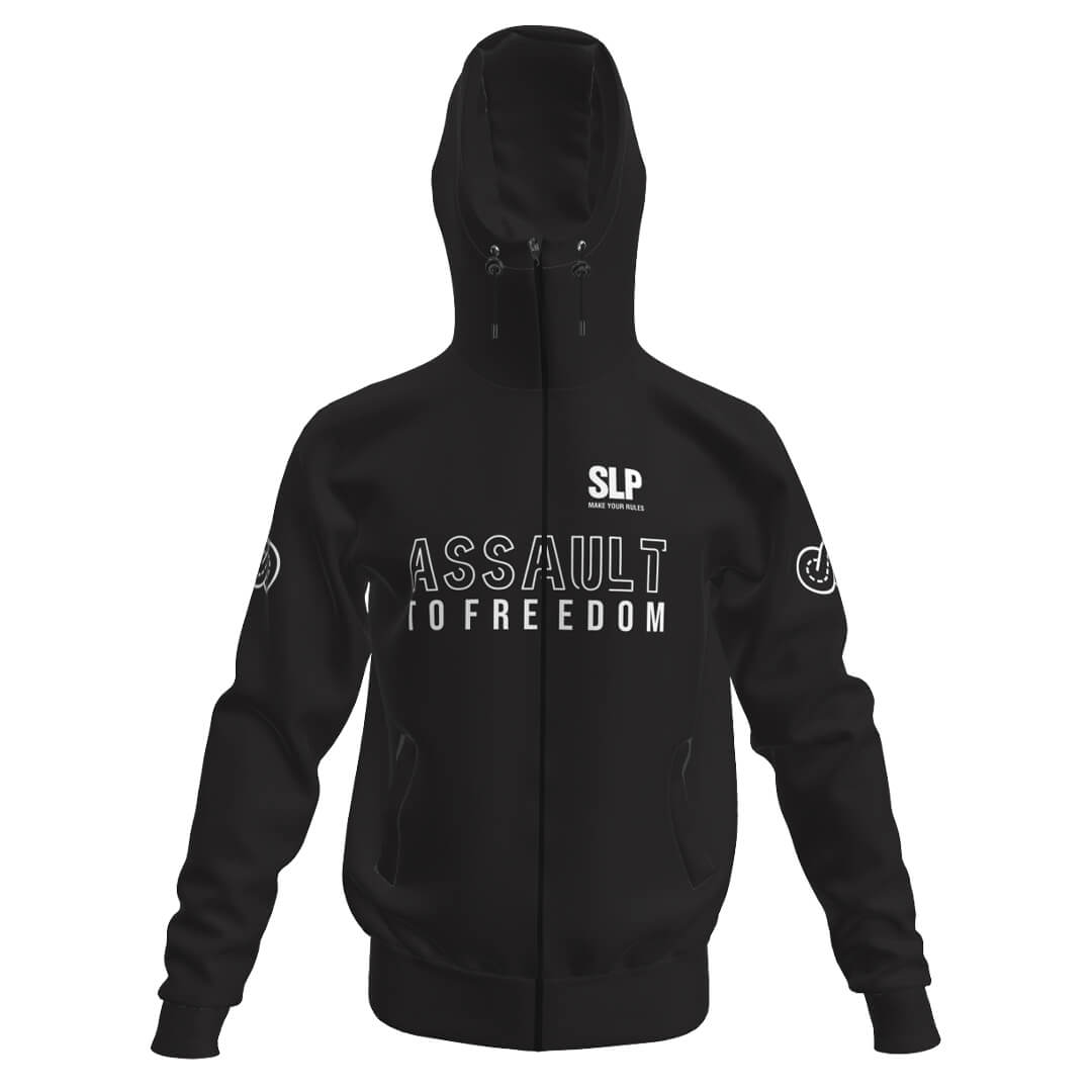 Felpa con cappuccio dopo gara ATF Racing Team Black