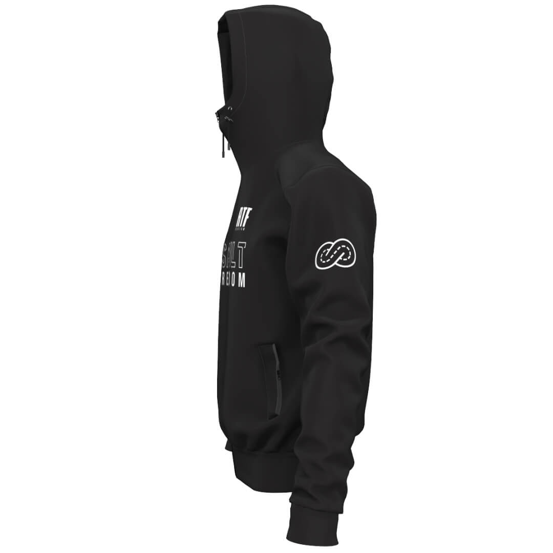 Felpa con cappuccio dopo gara ATF Racing Team Black