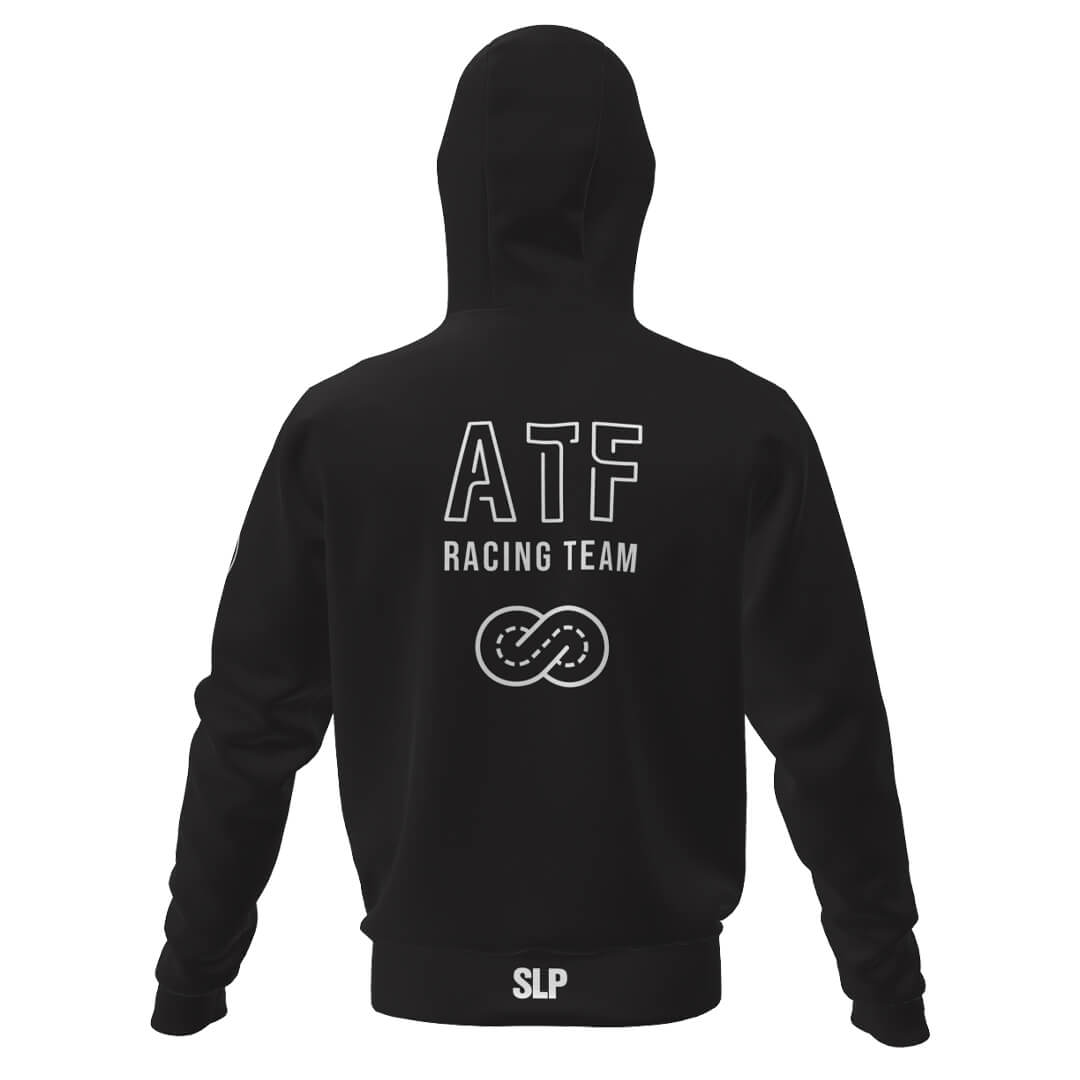 Felpa con cappuccio dopo gara ATF Racing Team Black